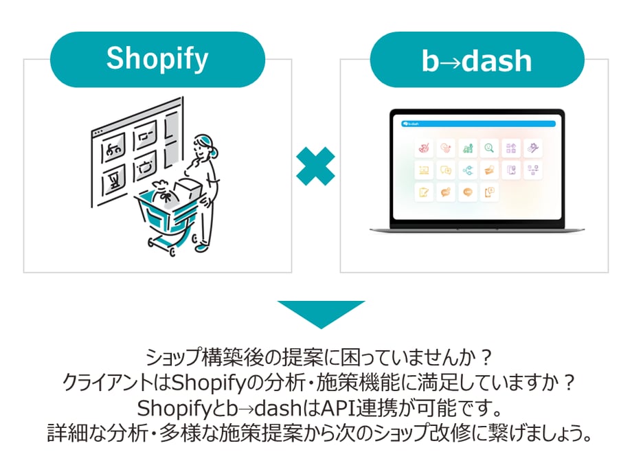 Shopify×b→dash